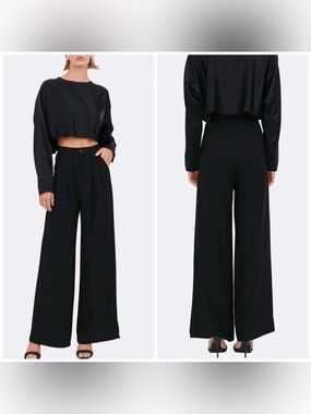 NWOT NONchalant Label Fabi Wide-Leg Pant Size small